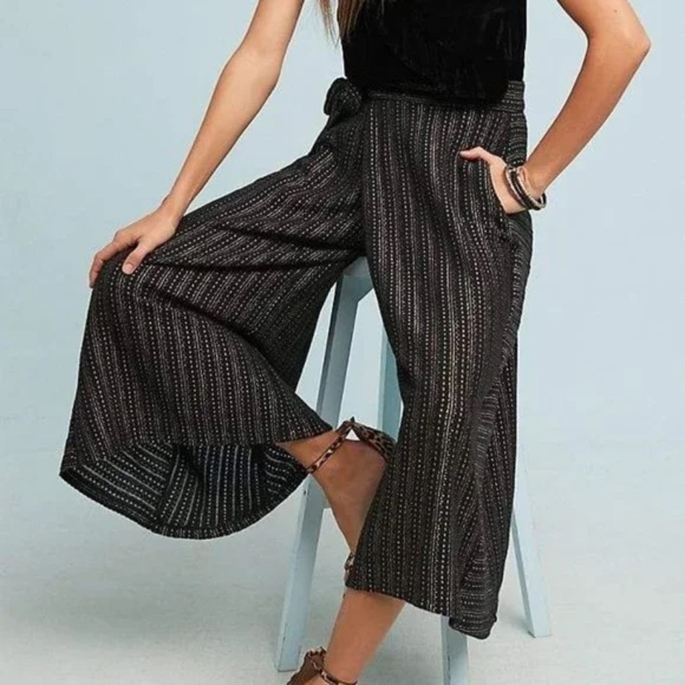 NWT Eva Franco from Anthropologie Wide Leg Wrap Pants - sz XL